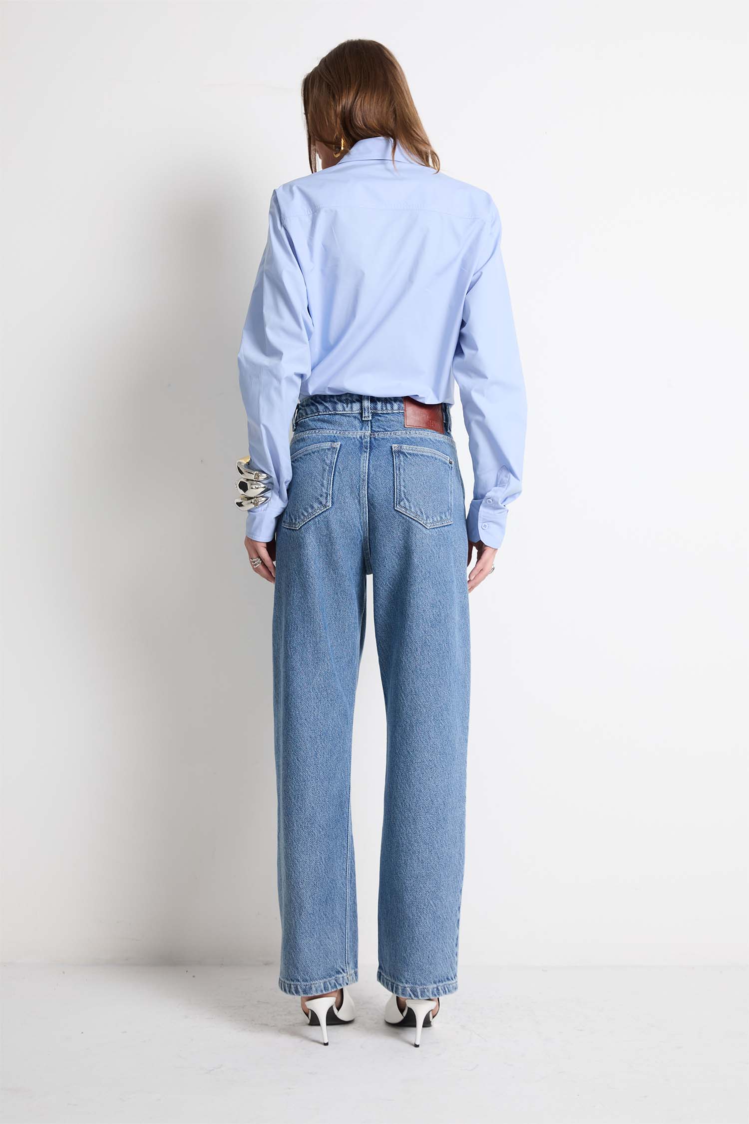 Calça Pietro Relaxed Denim Lavagem Média