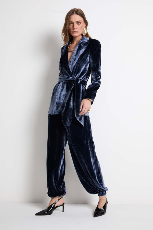 Blazer Com Faixa Veludo