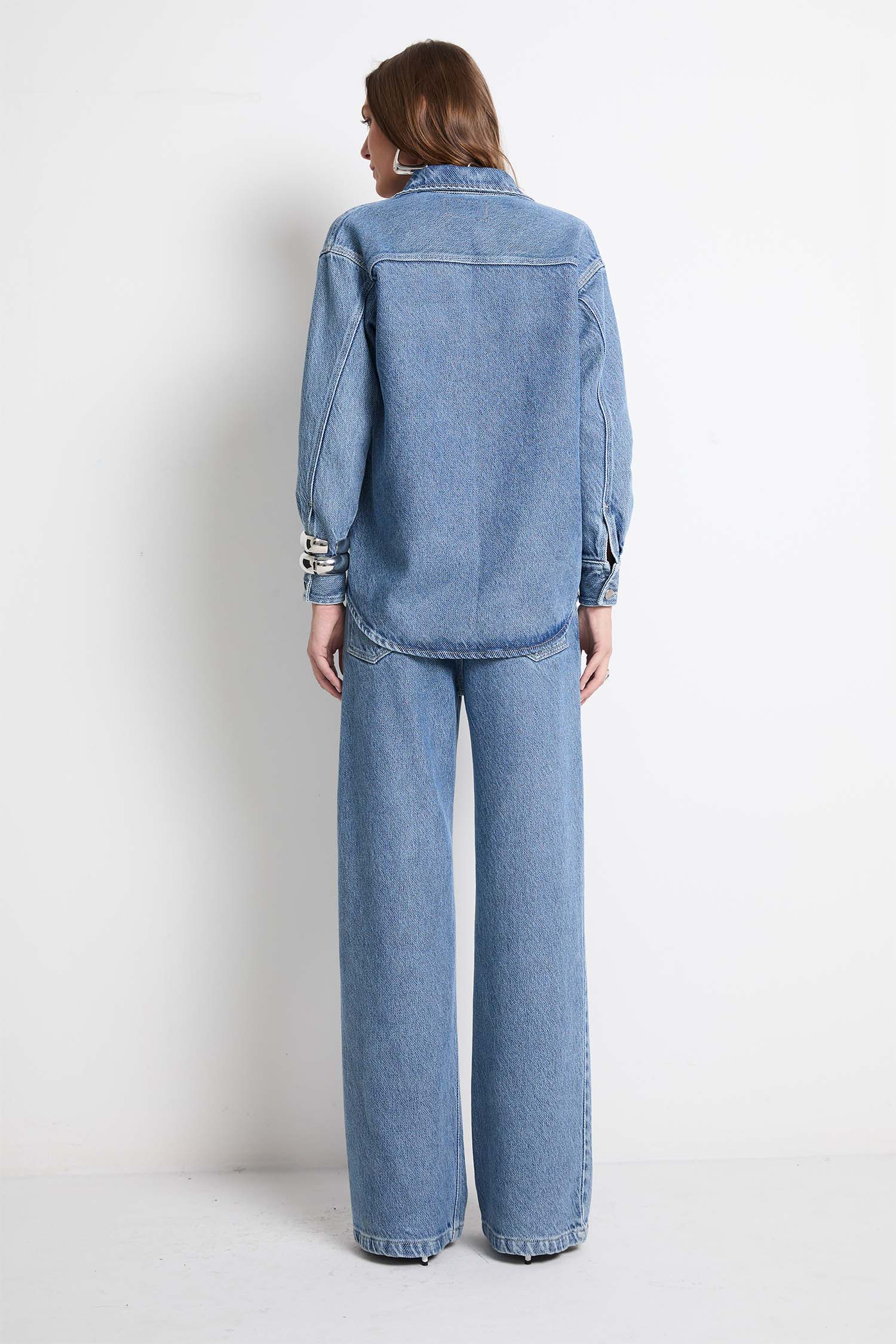 Camisa Pietro Denim Lavagem Média