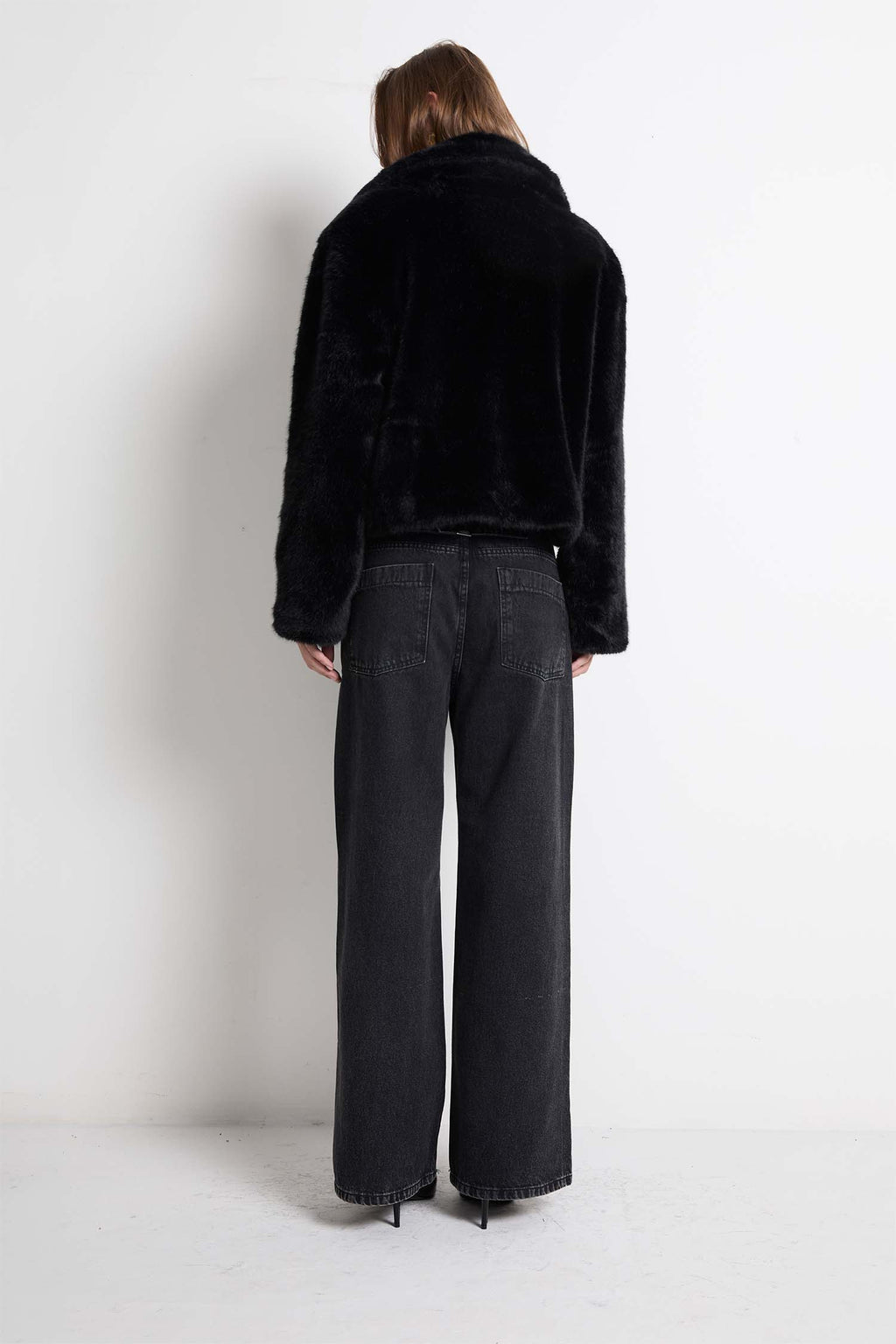 Calça Relaxed Black Denim