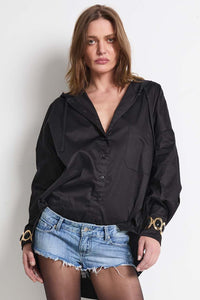 Camisa Tricoline Com Capuz