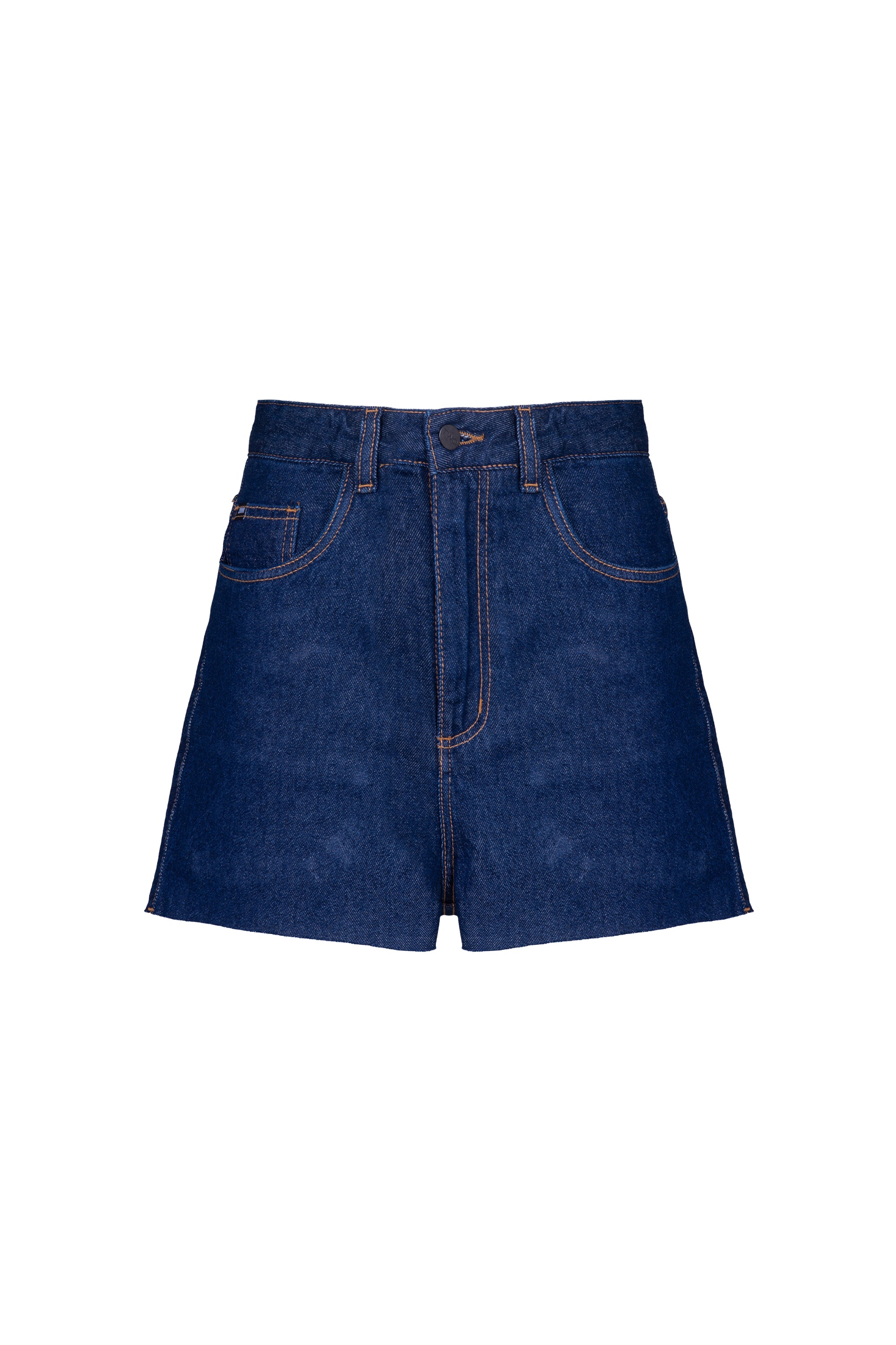 Shorts Raw Botão Preto