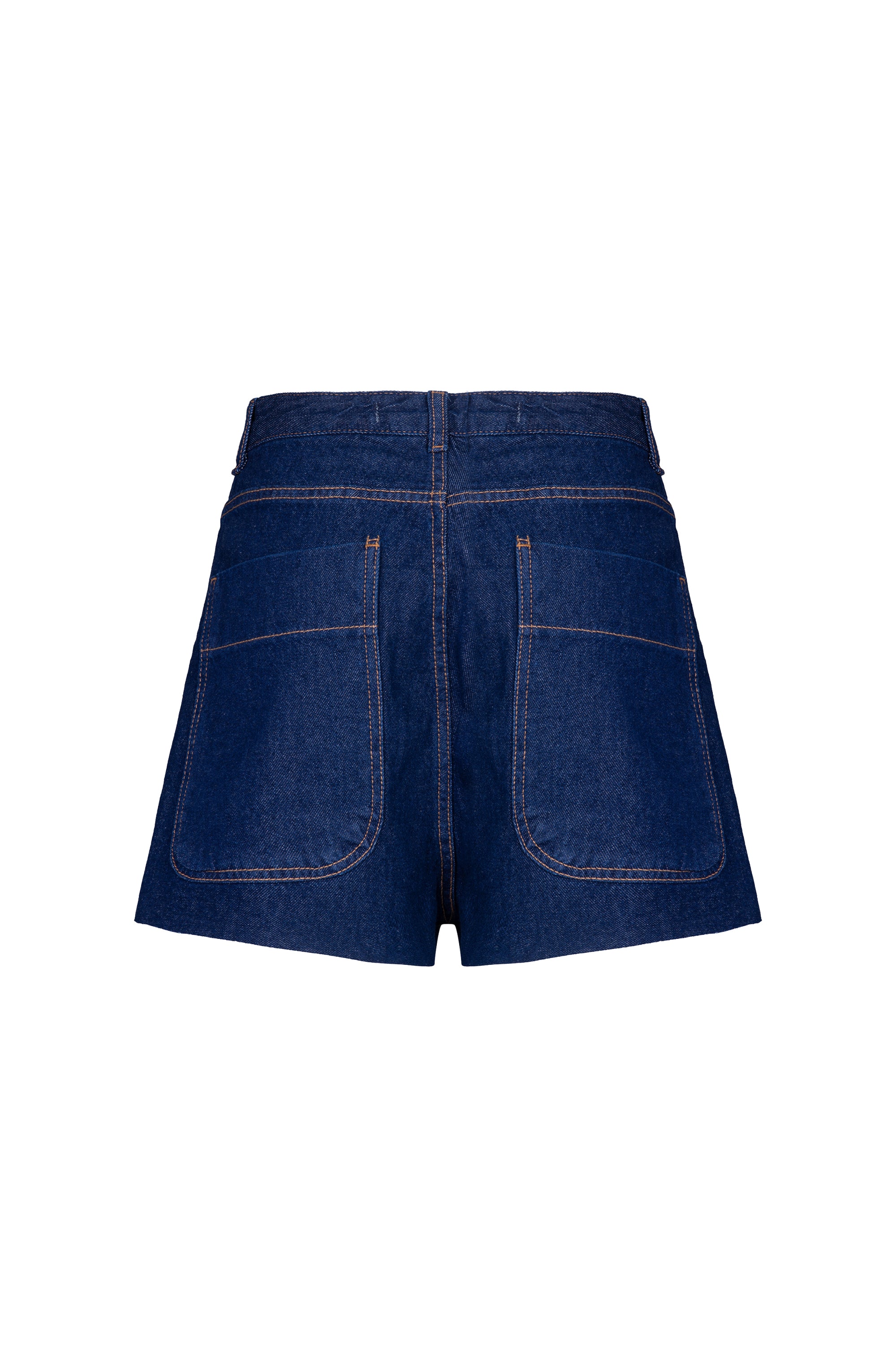 Shorts Raw Botão Preto