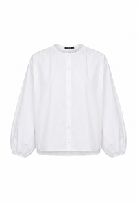 Camisa Sem Gola Tricoline