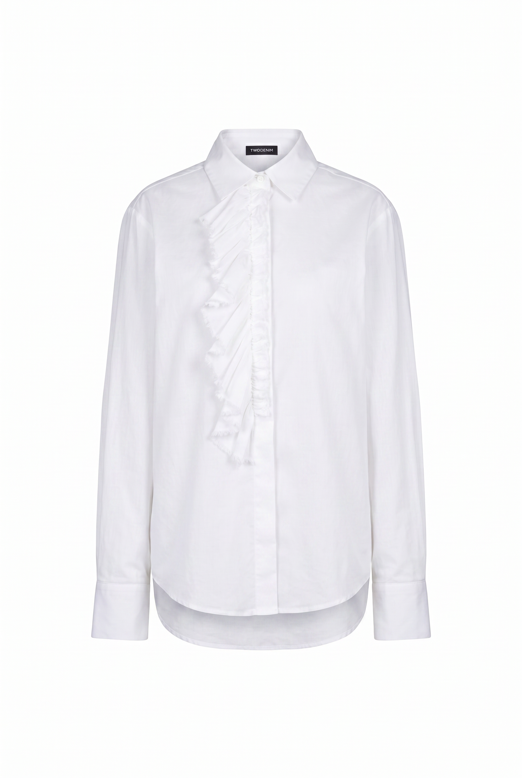 Camisa Com Jabour Voil