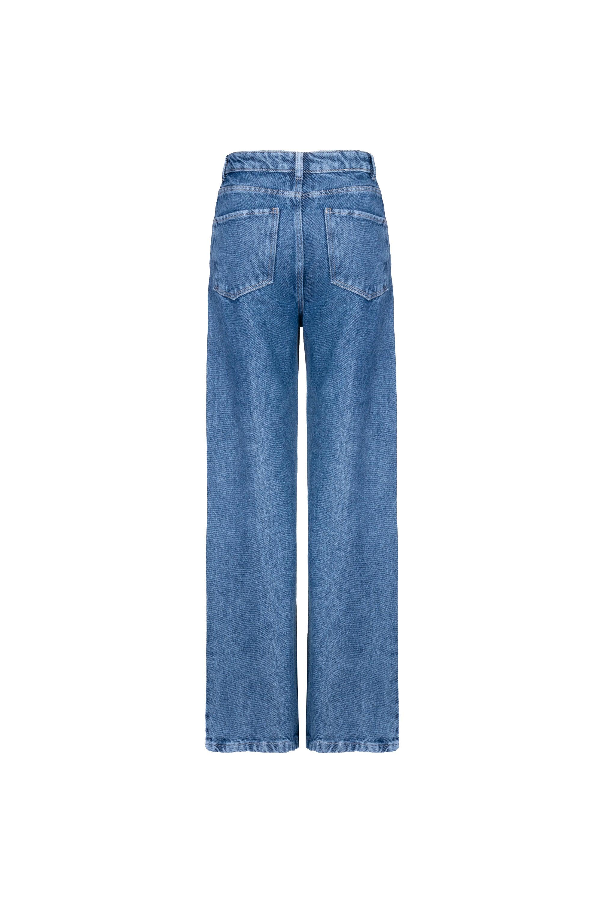 Calça Wide Leg Pietro Denim Lavagem Média