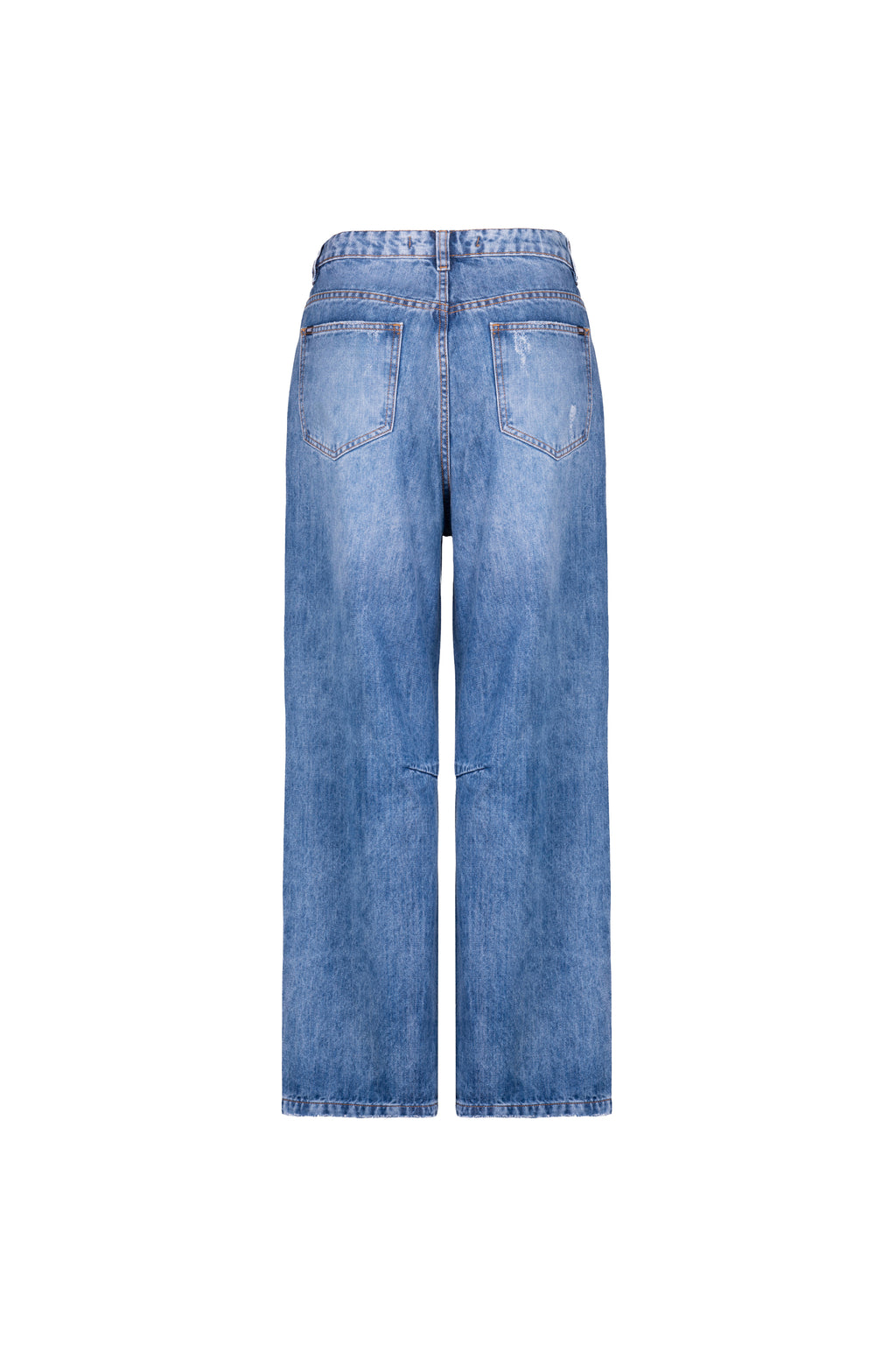 Calça Arc Loose Destroyed Lavagem Média