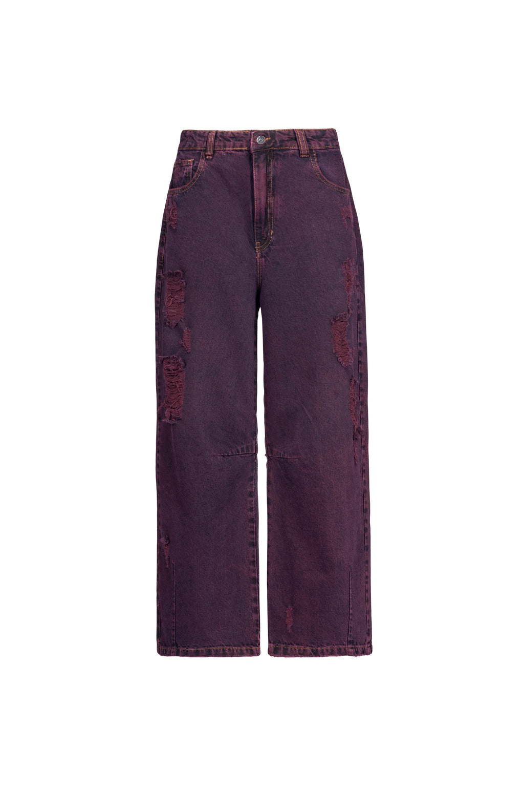 Calça Loose Fit Denim Tinturada