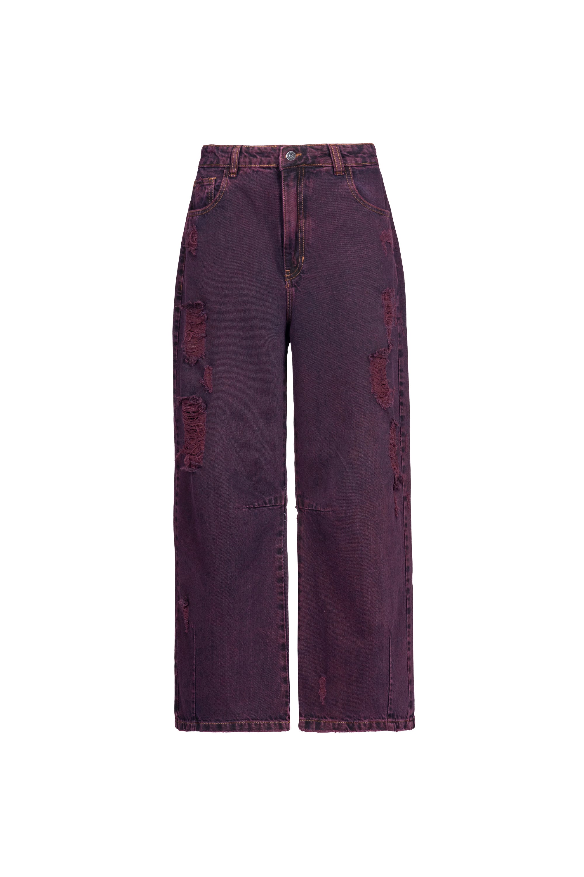 Calça Loose Fit Denim Tinturada