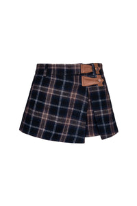 Shorts Saia Flanela Xadrez