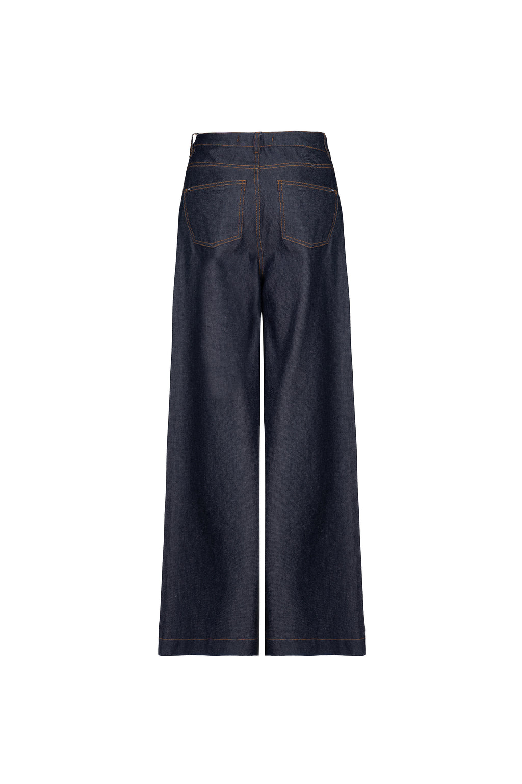 Calça Pantalona Raw Denim