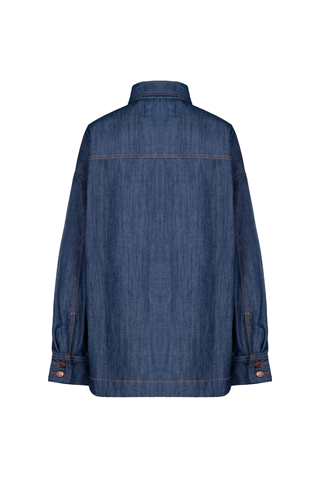 Camisa Manga Longa Raw Denim