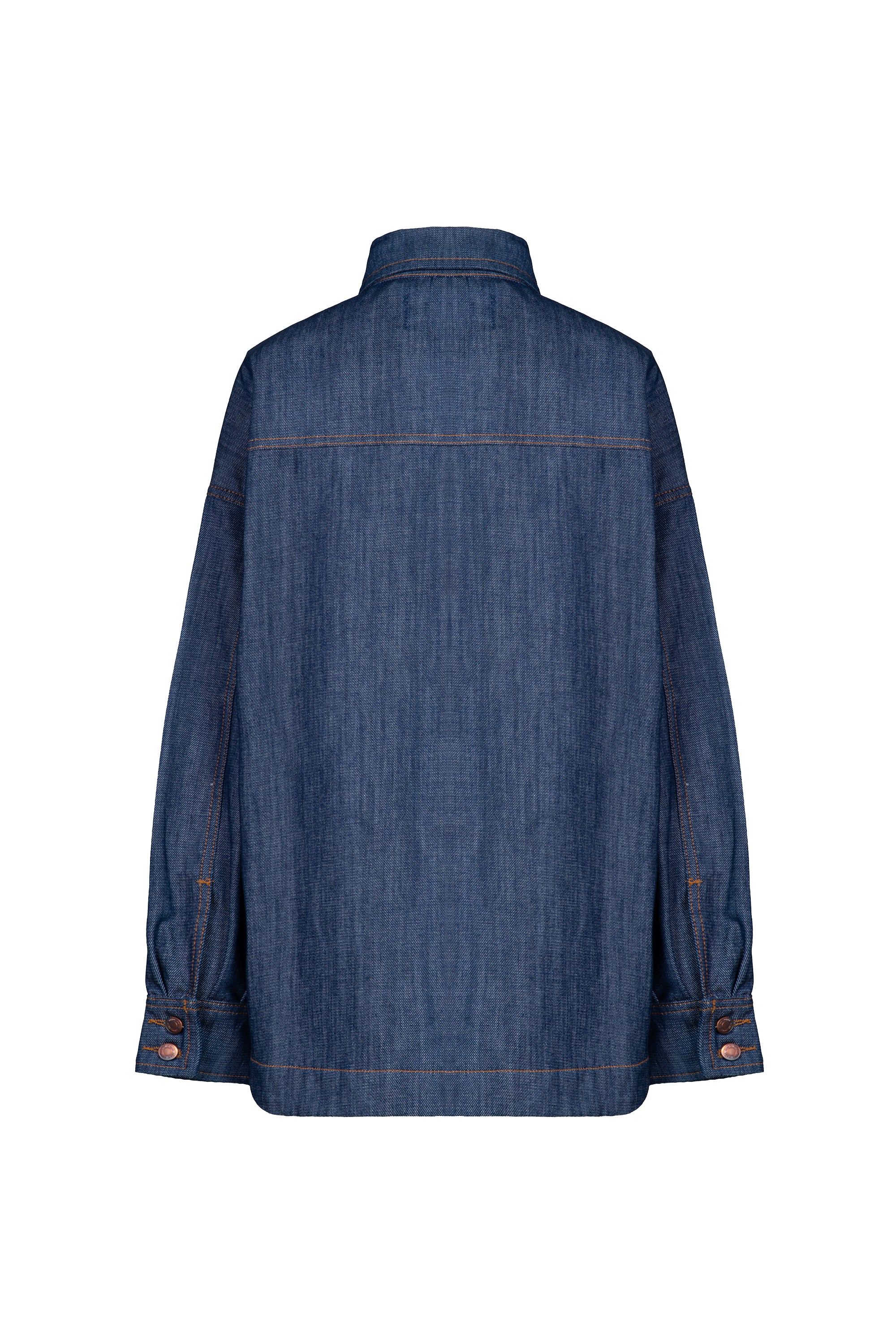 Camisa Manga Longa Raw Denim