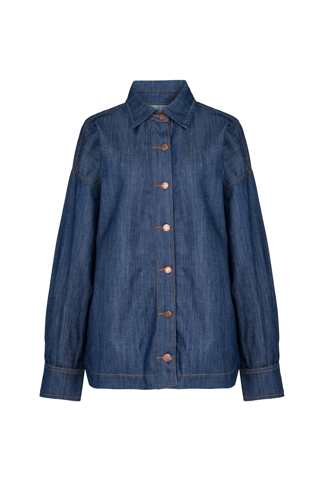 Camisa Manga Longa Raw Denim