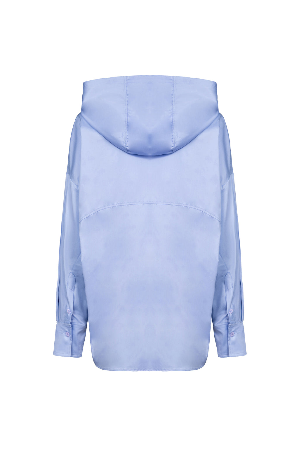 Camisa Tricoline Com Capuz AZUL