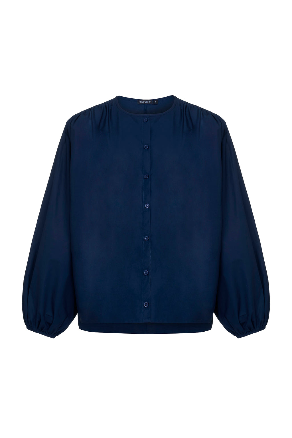 Camisa Sem Gola Tricoline Orgânica
