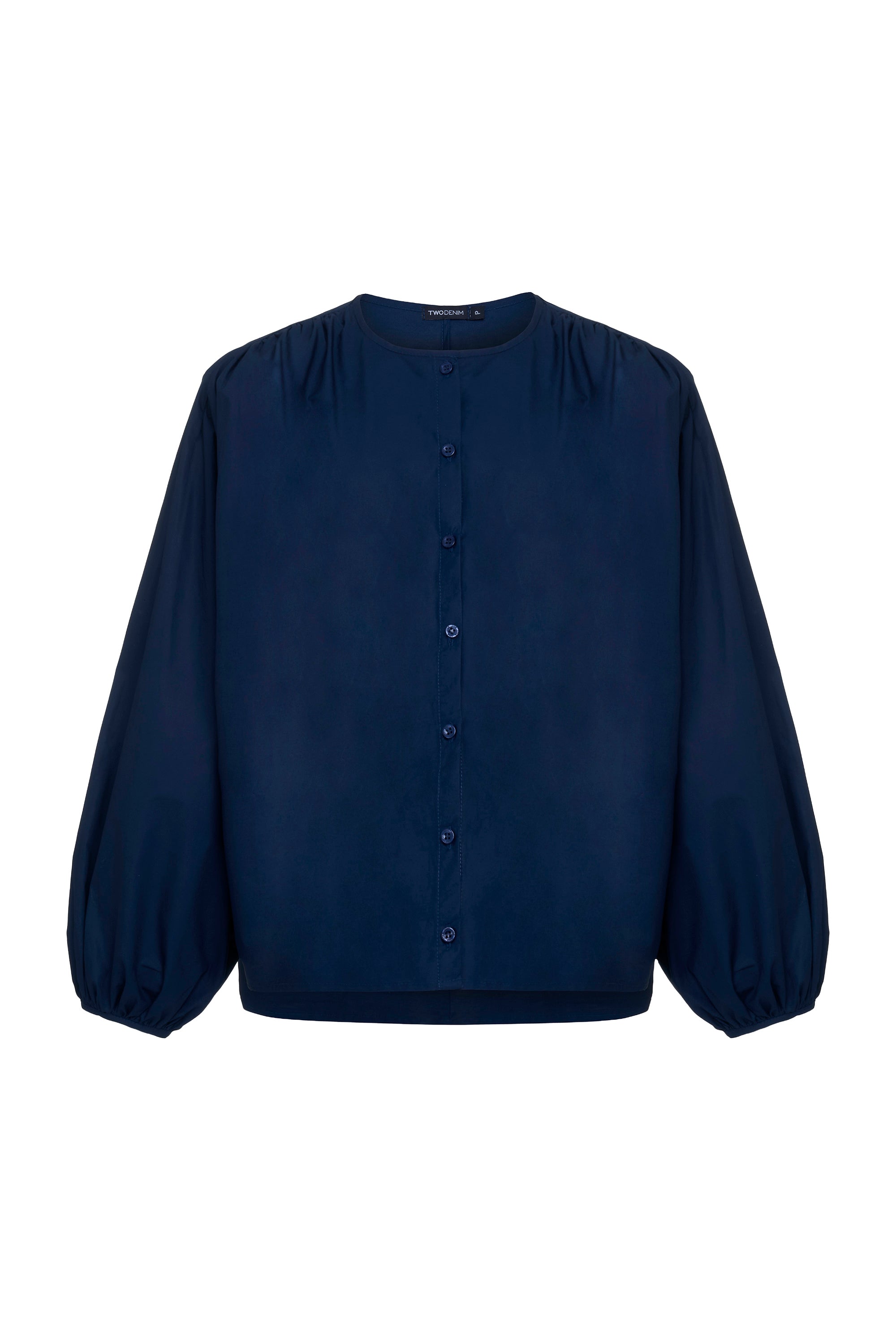 Camisa Sem Gola Tricoline Orgânica