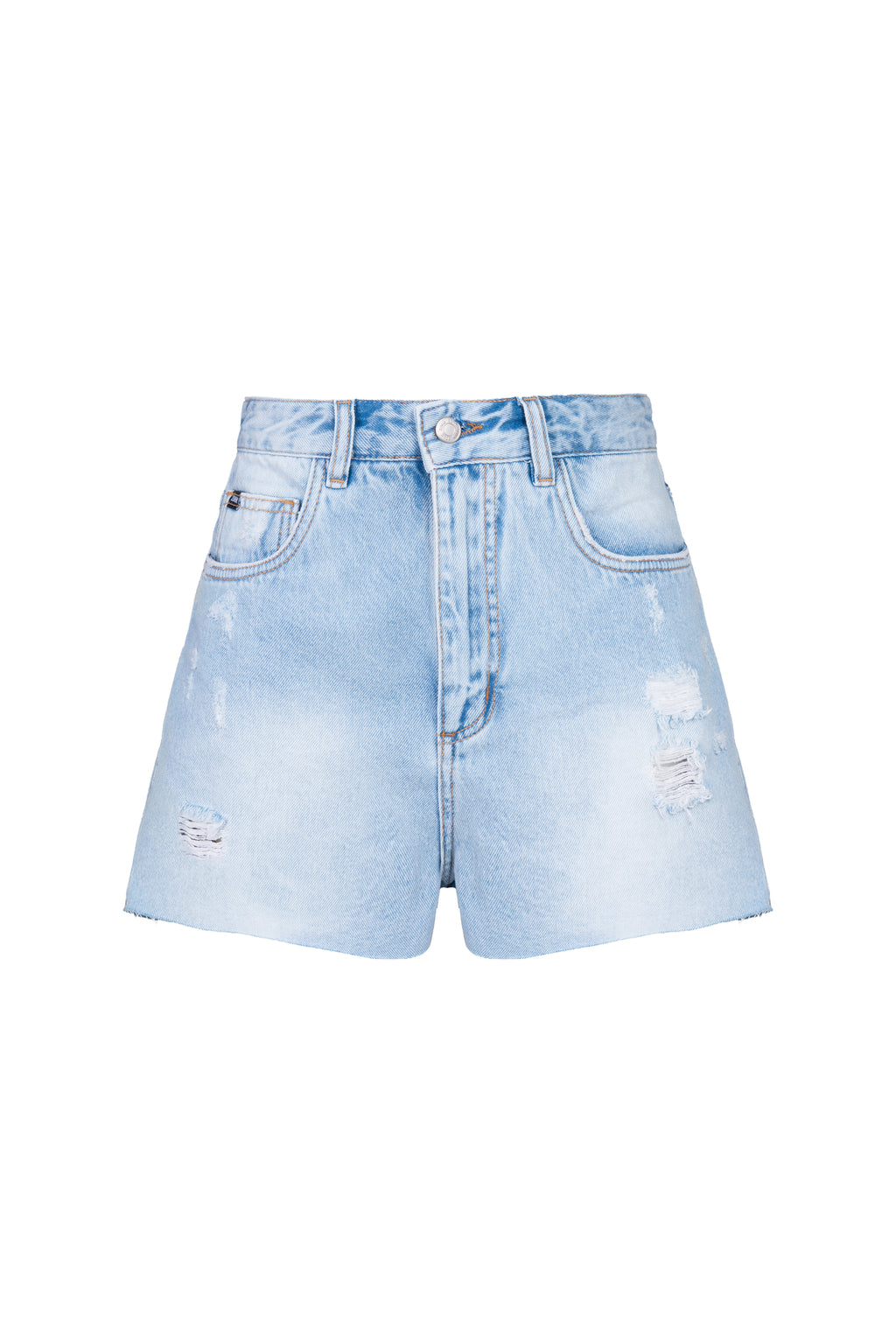 Short Entrepernas 8 Cm Denim LAVAGEM CLARA