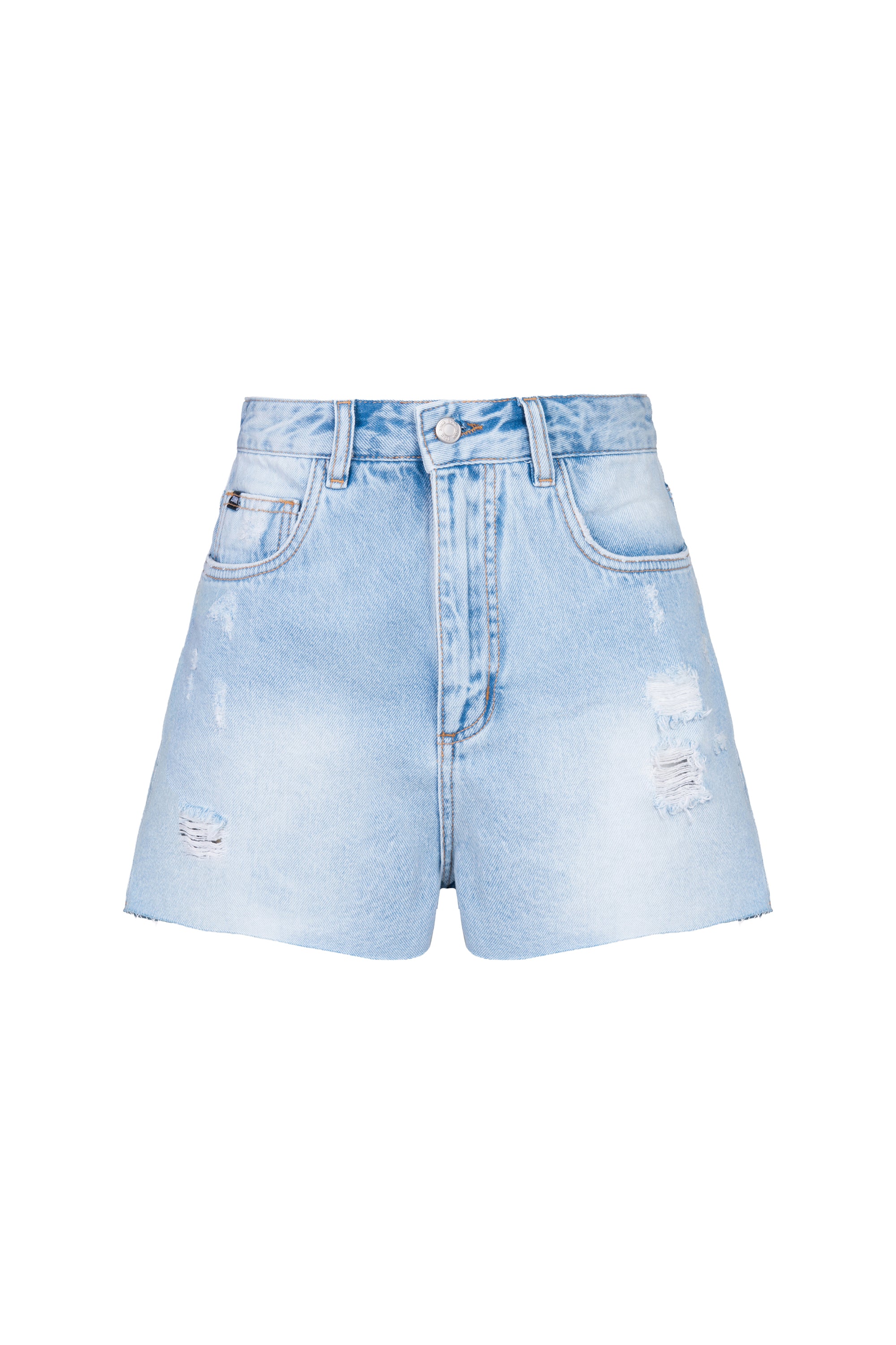 Short Entrepernas 8 Cm Denim LAVAGEM CLARA