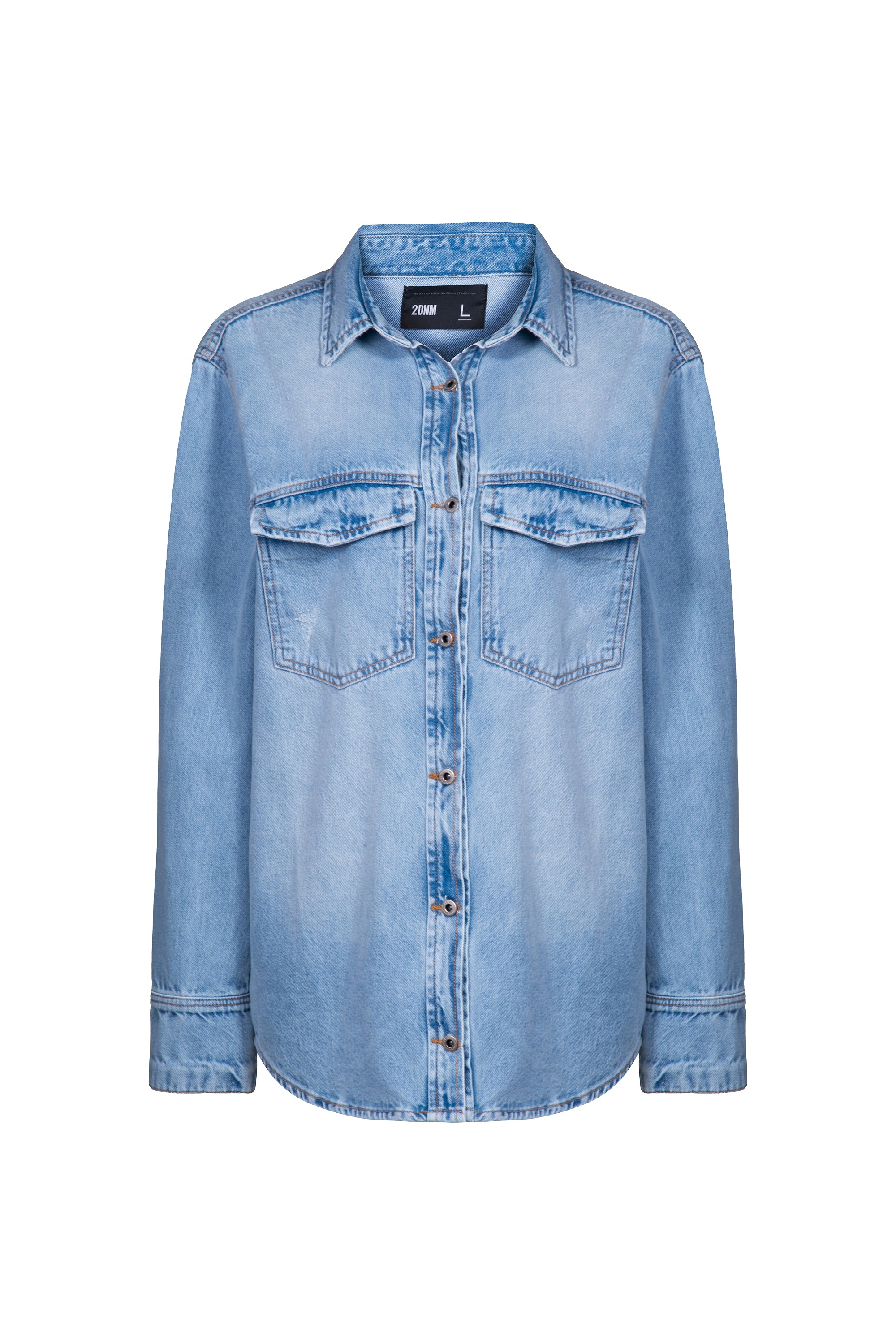 Camisa Manga Longa Denim