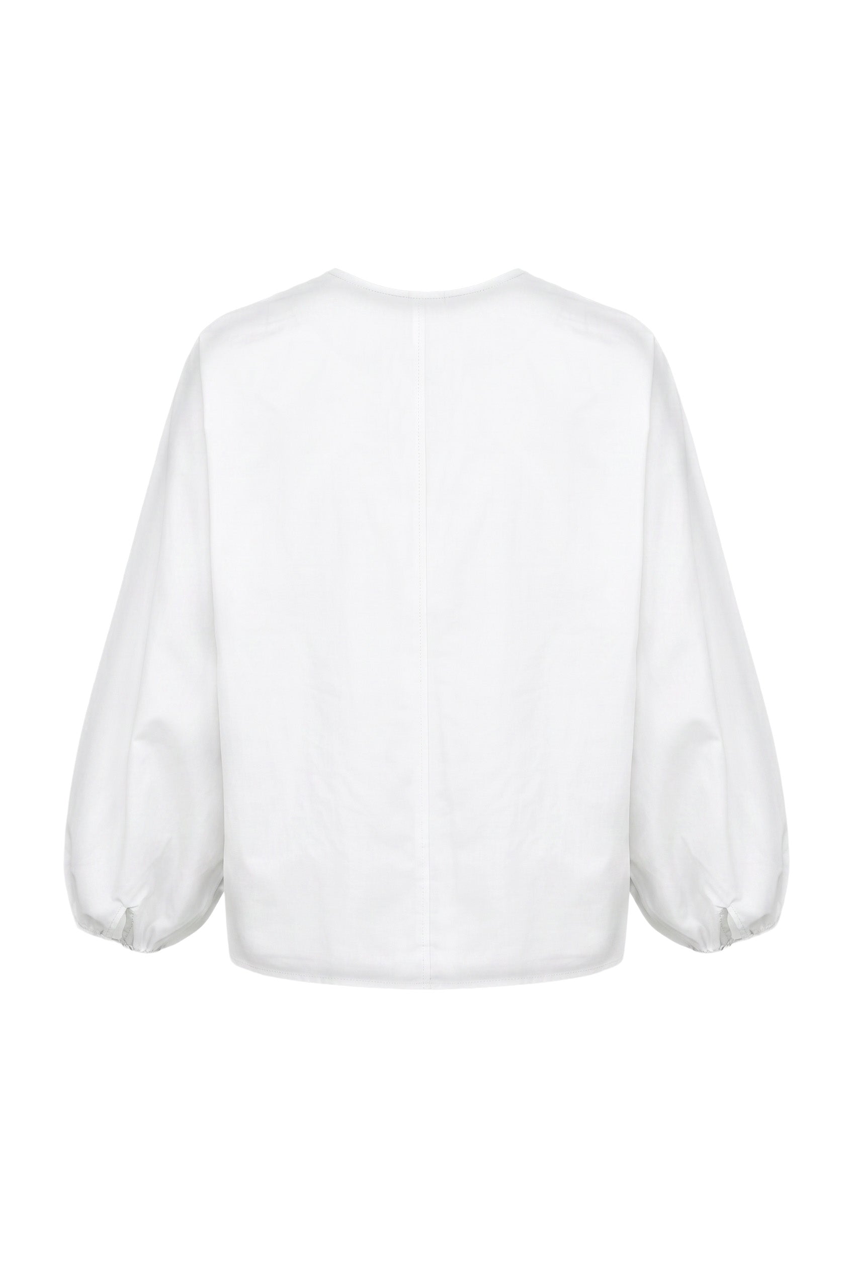 Camisa Sem Gola Tricoline